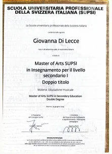 Master SUPSI